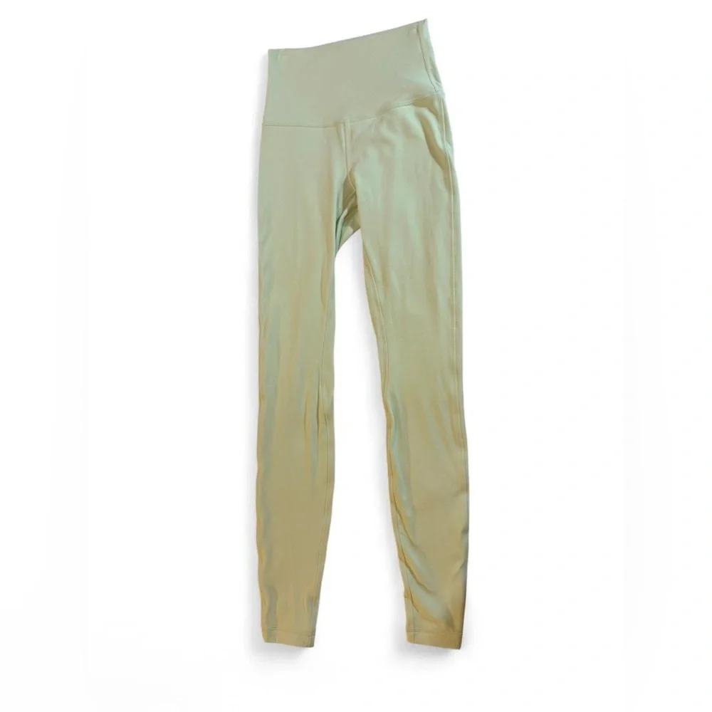 Lululemon Align High Rise Pant 28” Creamy Mint Size 2- W5CTIS